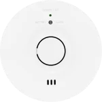 240 volt Photoelectric Smoke alarm with 9v Battery back up